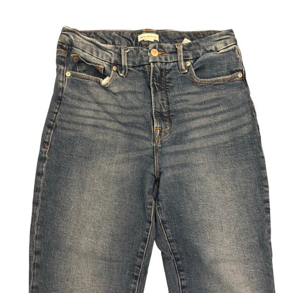 Good American Women's Good Legs Cropped Mini Bootcut Jeans 10/30 - Picture 5 of 9